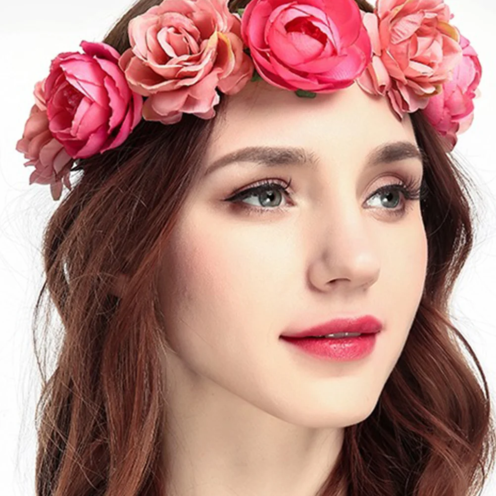 Simulated Rose Headpiece Hair Wreath Artificial Flowers Headdress Wedding Accessories Headband Floral Travel Beach Photography
Simulated Rose Headpiece Hair Wreath Artificial Flowers Headdress Wedding Accessories Headband Floral Travel Beach Photography