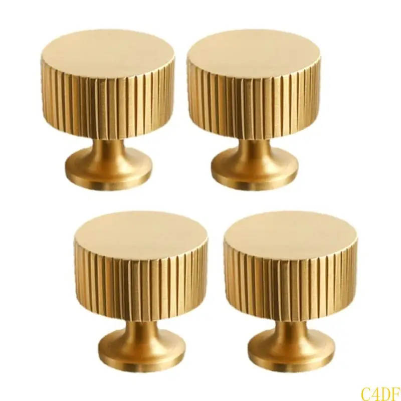 C4DF Pack of 4 Gold Brass Closet Handles Drawer Knobs Styles Handles for Furniture
C4DF Pack of 4 Gold Brass Closet Handles Drawer Knobs Styles Handles for Furniture
