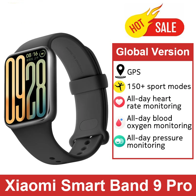Xiaomi Smart Band 9 Pro 1.74-inch AMOLED Up to 21 days of battery life* Supports 150+ sports
Xiaomi Smart Band 9 Pro 1.74-inch AMOLED Up to 21 days of battery life* Supports 150+ sports