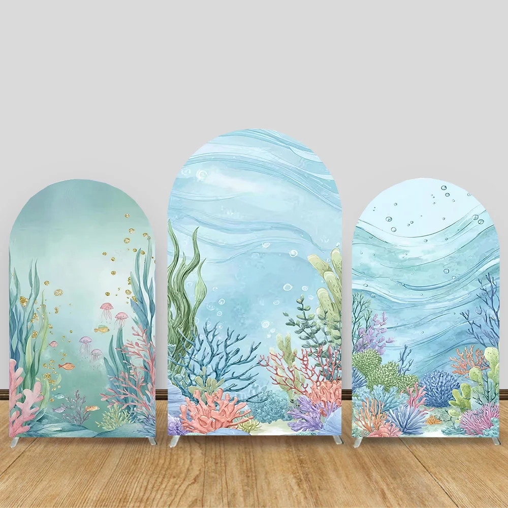 Under Sea 2-sided Arch Background Cover Cartoon Octopus Fish Underwater World Arch Backdrop Kids Birthday Photo Props
Under Sea 2-sided Arch Background Cover Cartoon Octopus Fish Underwater World Arch Backdrop Kids Birthday Photo Props