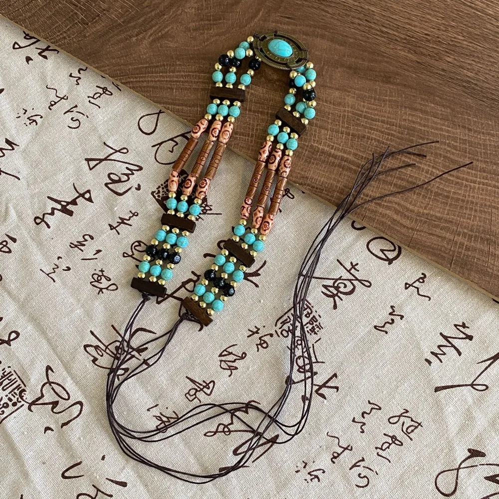 Fashion Retro Ethnic Style Belt Butterfly Flower Bohemian Style Waist Chain Wax Line Waistband Women Woven Belt Daily
Fashion Retro Ethnic Style Belt Butterfly Flower Bohemian Style Waist Chain Wax Line Waistband Women Woven Belt Daily