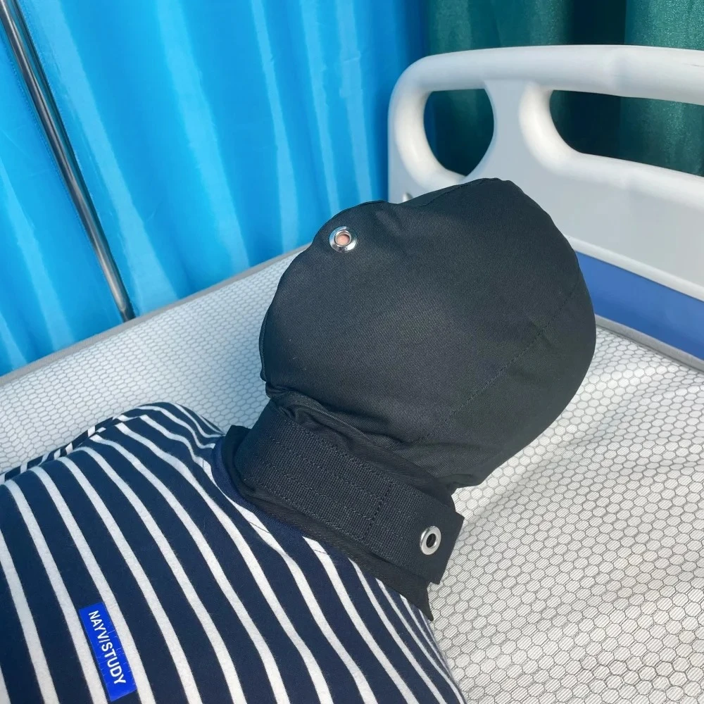 Medical Protective Blackout Blindfold with Neck Restraint Belt Magnetic Lock Face Mask for Mania Patient Psychiatry Safety
Medical Protective Blackout Blindfold with Neck Restraint Belt Magnetic Lock Face Mask for Mania Patient Psychiatry Safety