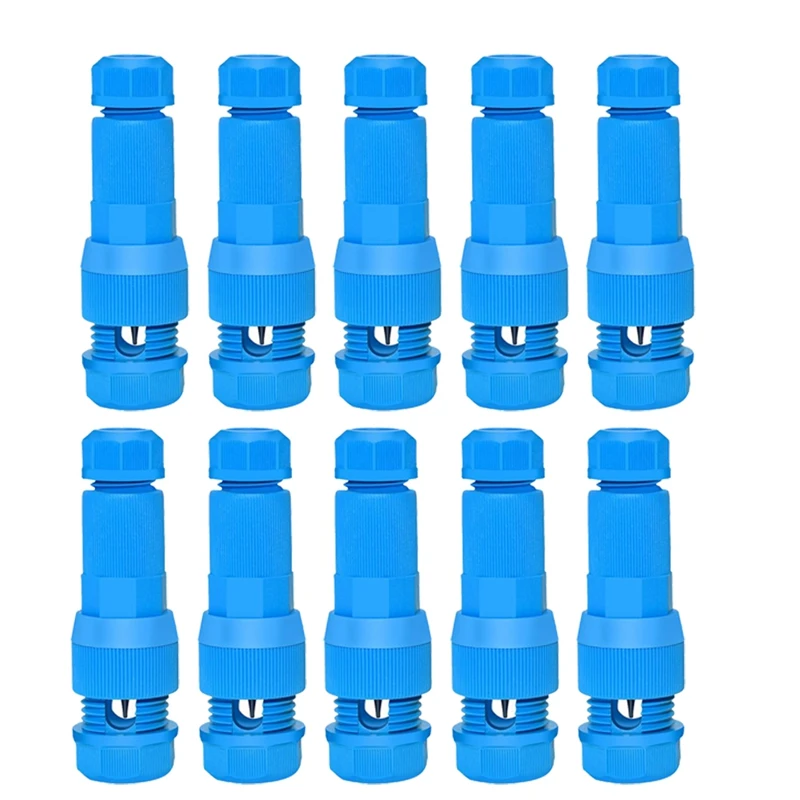 10 PCS Wire Connector Landscape Lighting Connectors Waterproof Plastic For 12-16 Gauge Cable Connector For Outdoor Lights Blue
10 PCS Wire Connector Landscape Lighting Connectors Waterproof Plastic For 12-16 Gauge Cable Connector For Outdoor Lights Blue
