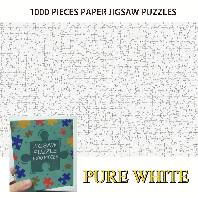 38x26cm Mini 1000pcs Puzzle Paper Toys High Difficulty Christmas Gift Adult 1000 Pure White Puzzle
38x26cm Mini 1000pcs Puzzle Paper Toys High Difficulty Christmas Gift Adult 1000 Pure White Puzzle