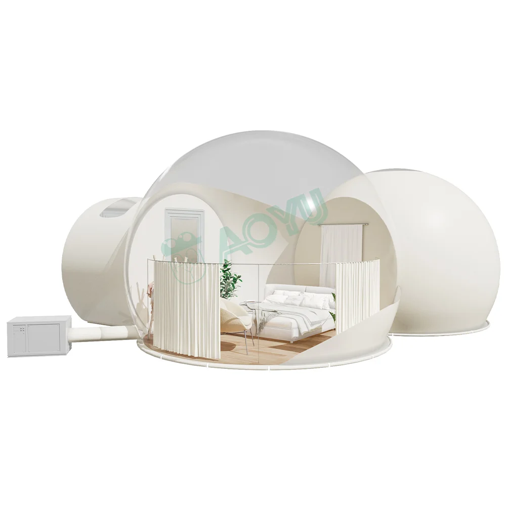AOYU Resort Advertising Luxury Inflatable Bubble Camping Dome Tent House For Glamping Hotels Homestay
AOYU Resort Advertising Luxury Inflatable Bubble Camping Dome Tent House For Glamping Hotels Homestay
