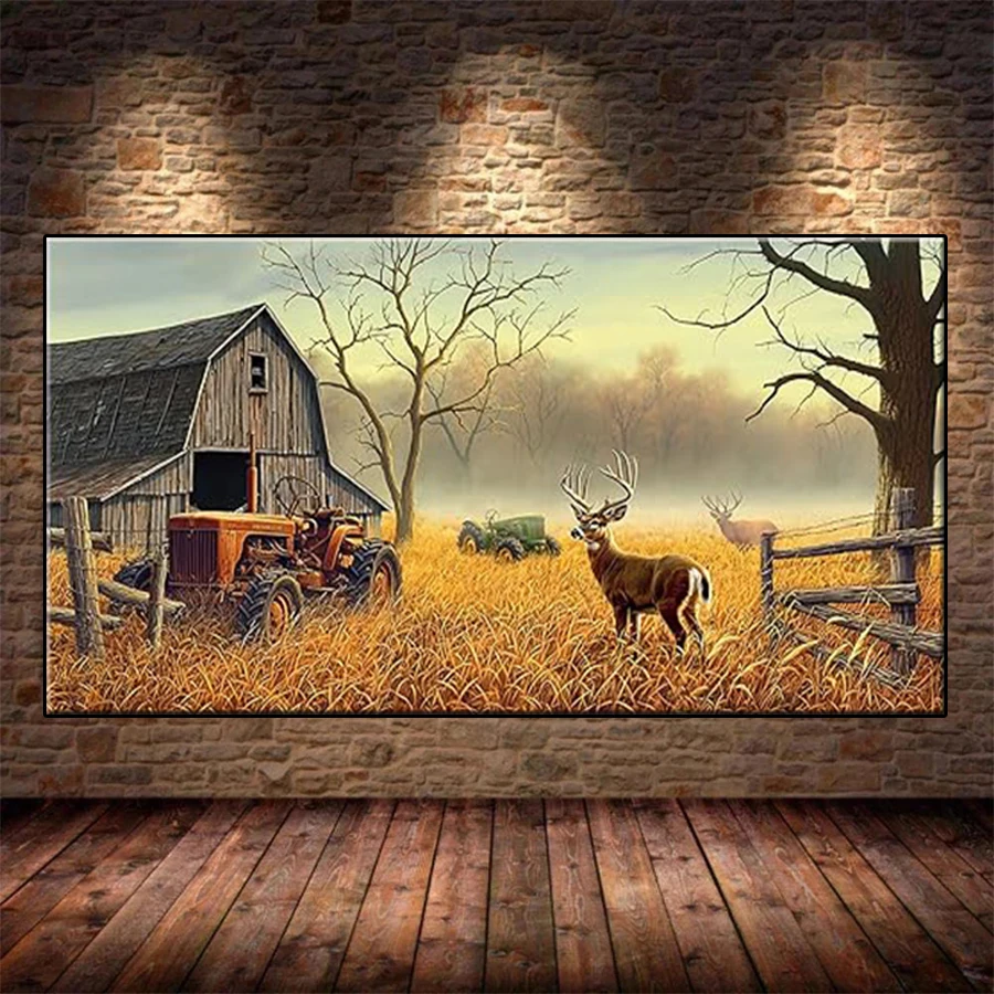 5D Diamond Embroidery Picture Kit New Rural Farm Animal Tractor Scenery Diamond Painting Mosaic Cross Stitch Adult Decoration
5D Diamond Embroidery Picture Kit New Rural Farm Animal Tractor Scenery Diamond Painting Mosaic Cross Stitch Adult Decoration