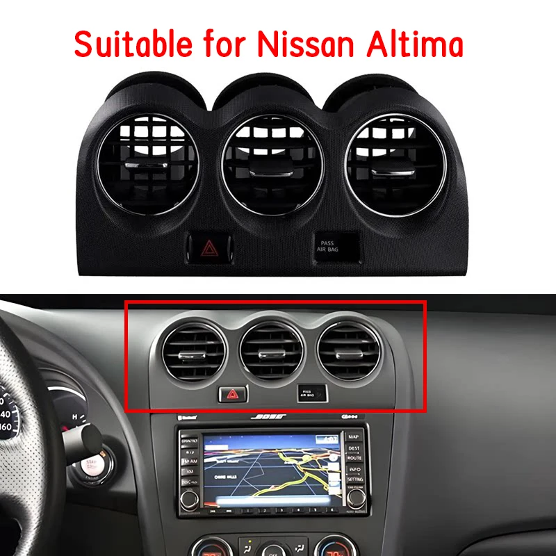 Suitable for Nissan Altima Car Modification Ac Heating Vent Air Conditioning Outlet Assembly
Suitable for Nissan Altima Car Modification Ac Heating Vent Air Conditioning Outlet Assembly