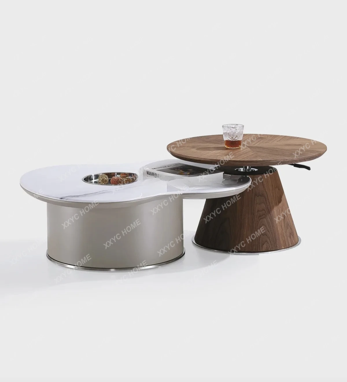minimalist microcrystalline stone coffee table modern light luxury round size side table combination stainless steel
minimalist microcrystalline stone coffee table modern light luxury round size side table combination stainless steel