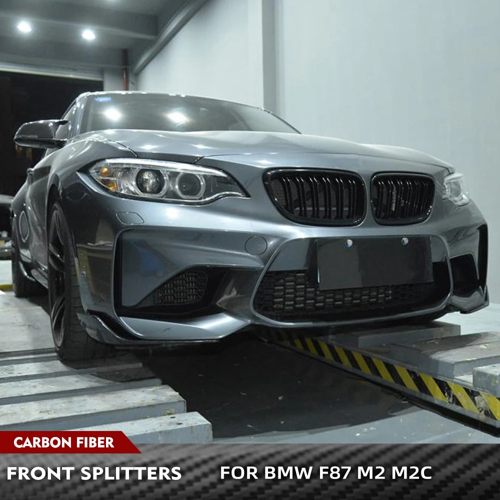 For BMW 2 Series F87 M2 M2C Coupe 2-Door 2016 - 2018 Carbon Fiber / FRP Car Front Bumper Splitters Lip Cupwings Flaps Winglets
For BMW 2 Series F87 M2 M2C Coupe 2-Door 2016 - 2018 Carbon Fiber / FRP Car Front Bumper Splitters Lip Cupwings Flaps Winglets