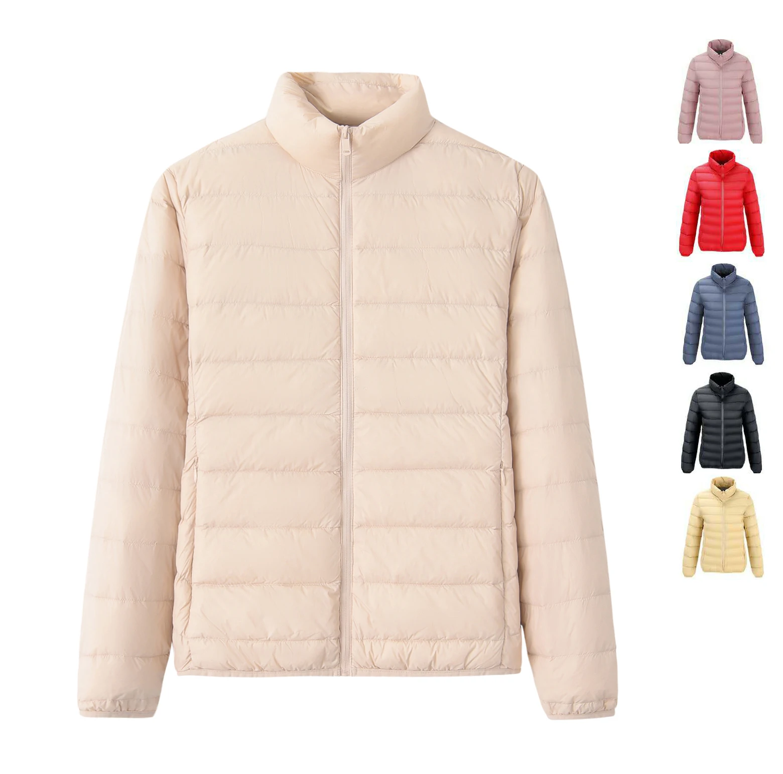 Легкая женская пуховая куртка с воротником-стойкой, простая белая, из натурального пуха, зимняя верхняя одежда, новинка 2025 года
Легкая женская пуховая куртка с воротником-стойкой, простая белая, из натурального пуха, зимняя верхняя одежда, новинка 2025 года