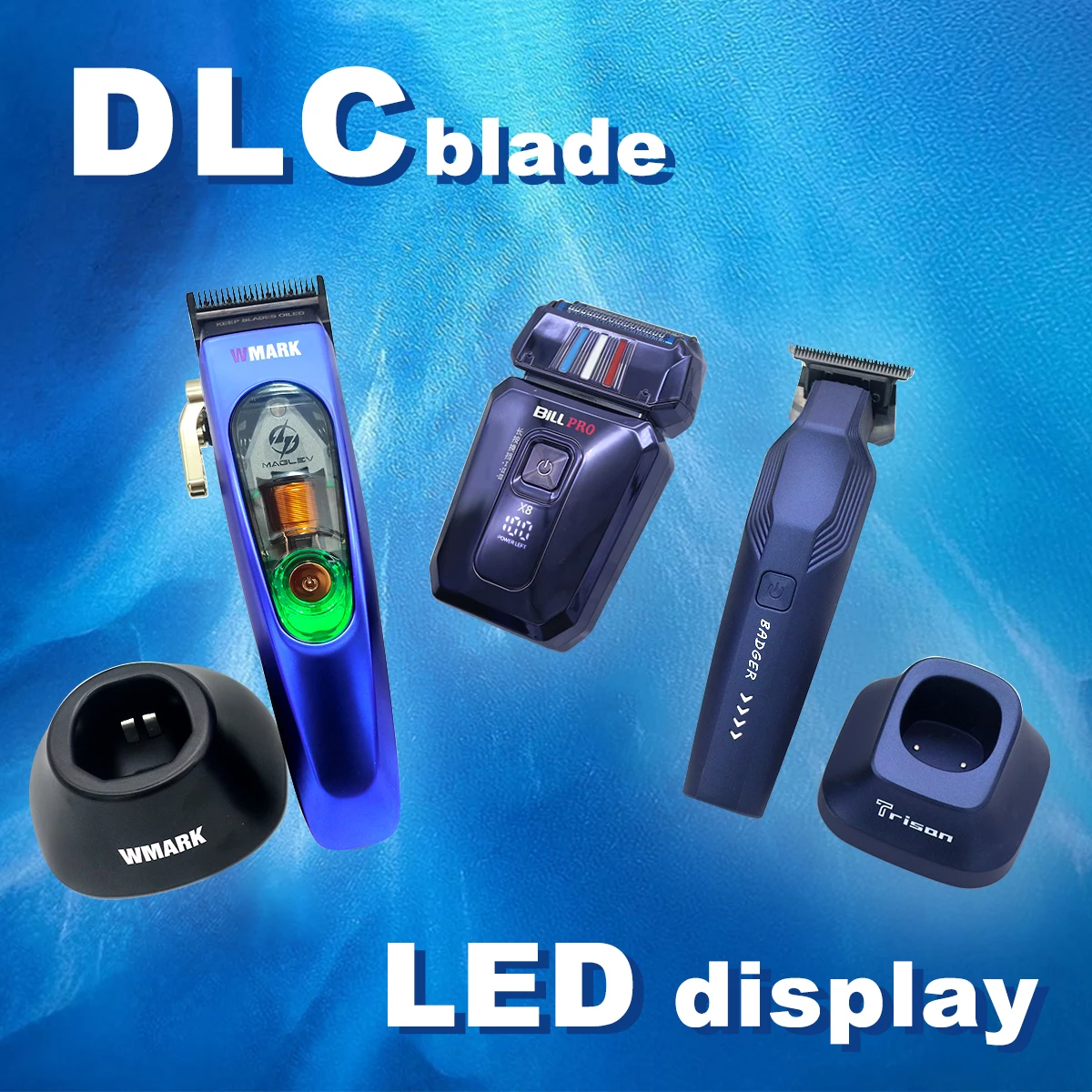 Машинки для стрижки волос, мужской профессиональный комплект, лезвие DLC, 10000 об/мин, титановая синяя сетка, двойная фольга, парикмахерская, профессиональная машина для стрижки волос
Машинки для стрижки волос, мужской профессиональный комплект, лезвие DLC, 10000 об/мин, титановая синяя сетка, двойная фольга, парикмахерская, профессиональная машина для стрижки волос