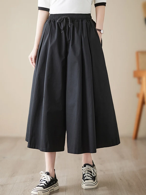 Свободные широкие брюки-кюлоты с эластичным поясом, тонкие, повседневные, универсальные, с высокой талией, асимметричные, для работы, с декоративными элементами
Свободные широкие брюки-кюлоты с эластичным поясом, тонкие, повседневные, универсальные, с высокой талией, асимметричные, для работы, с декоративными элементами