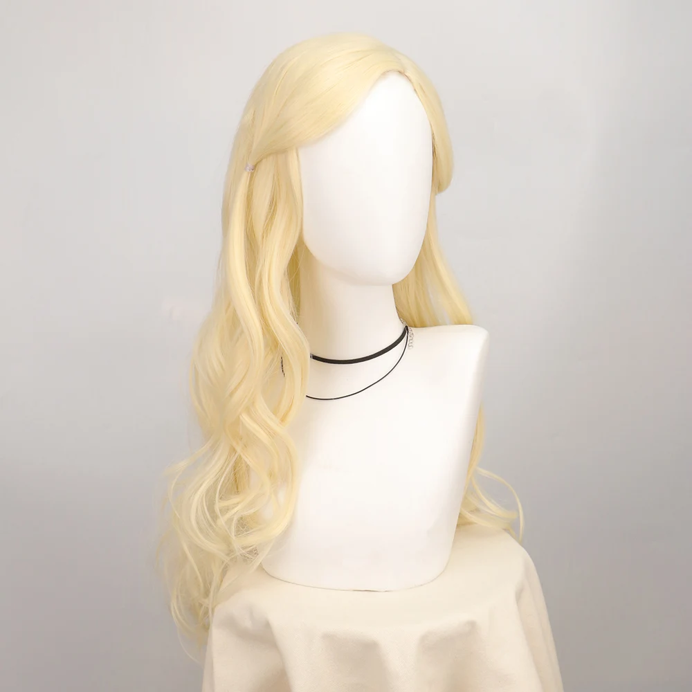 Heat Resistant Synthetic Hair Halloween Costume Party Wicked Women Long Blonde Wigs Long Wavy Blonde Glinda Cosplay Wigs
Heat Resistant Synthetic Hair Halloween Costume Party Wicked Women Long Blonde Wigs Long Wavy Blonde Glinda Cosplay Wigs