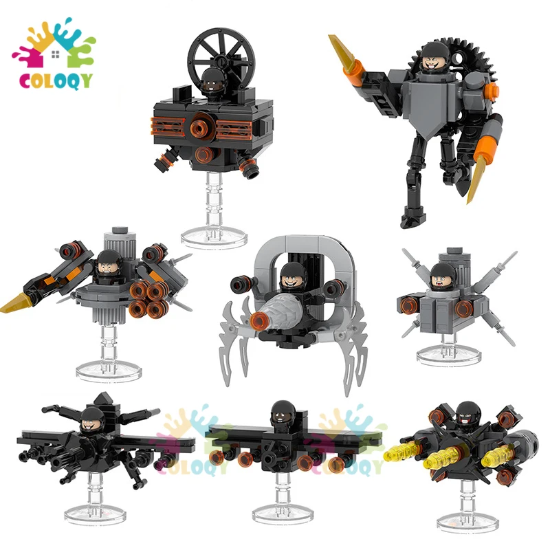 New Kids Toys Anime Skibidi Toilet Building Blocks Toilet Monitor TV Man Mini Action Figures Toys For Kids Birthday Gifts
New Kids Toys Anime Skibidi Toilet Building Blocks Toilet Monitor TV Man Mini Action Figures Toys For Kids Birthday Gifts