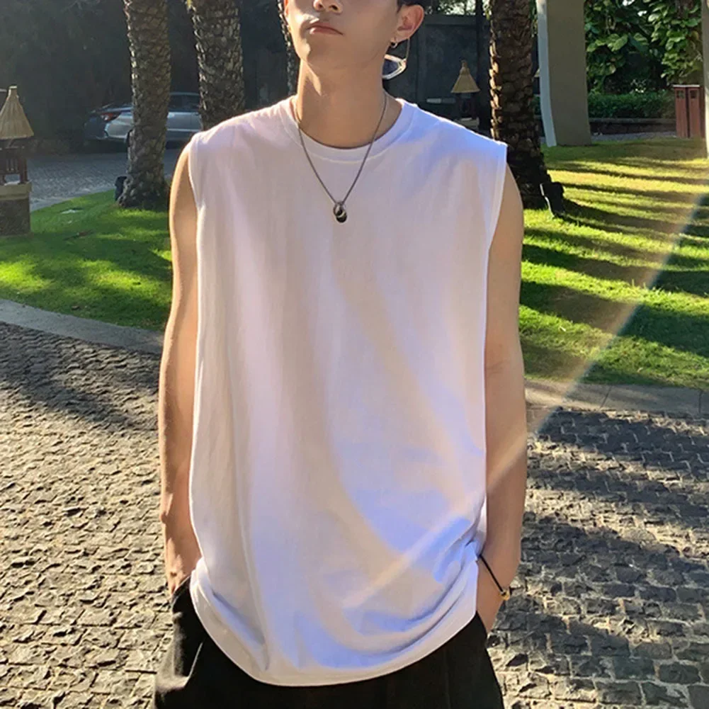 Mens Summer Tank Solid Tops Korean Fashion Sleeveless T-shirt Basic Sports Vests
Mens Summer Tank Solid Tops Korean Fashion Sleeveless T-shirt Basic Sports Vests