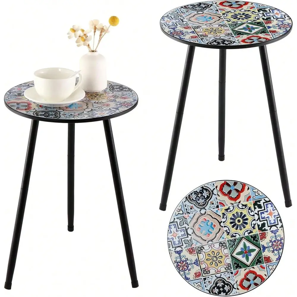 Outdoor Side Tables Set Of Two Small Outside Round End Table For Patio Modern Accent Garden Corner Table For Small Spaces, Balc
Outdoor Side Tables Set Of Two Small Outside Round End Table For Patio Modern Accent Garden Corner Table For Small Spaces, Balc