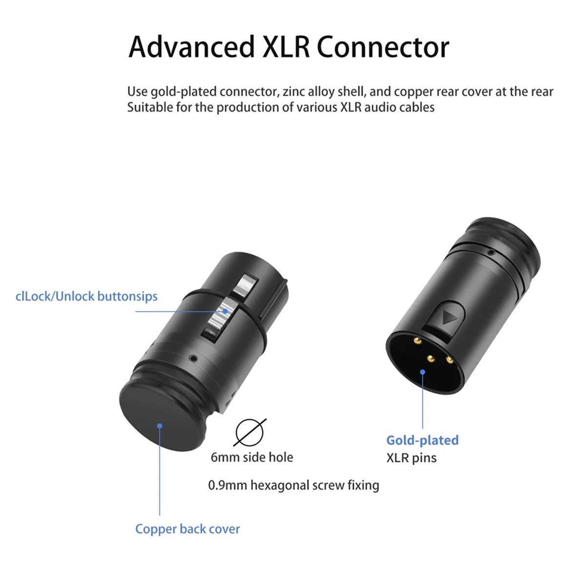 Мужской и женский компактный адаптер для пайки микрофона XLR, регулируемый 90 ° Прямоугольный 3-контактный разъем XLR для пайки 3-контактный XLR Концы
Мужской и женский компактный адаптер для пайки микрофона XLR, регулируемый 90 ° Прямоугольный 3-контактный разъем XLR для пайки 3-контактный XLR Концы