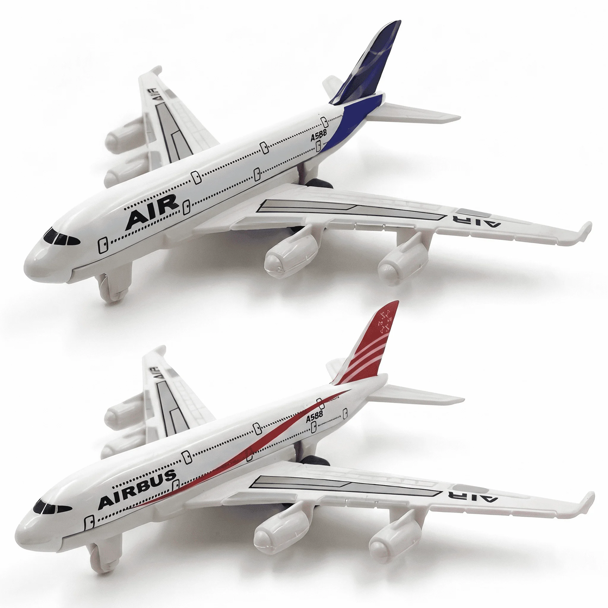 2 Pack Pullback Toy Airplanes, 6.3" Die-Cast Metal & Plastic Model Planes, Cool Airplane Toys for Kids 3 4 5 6 Birthday Gifts
2 Pack Pullback Toy Airplanes, 6.3" Die-Cast Metal & Plastic Model Planes, Cool Airplane Toys for Kids 3 4 5 6 Birthday Gifts