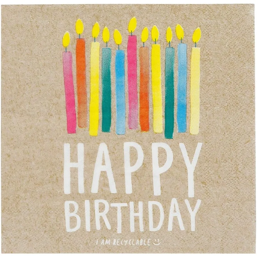 Крафт-бумага для дня рождения ZERO PLASTIC 33CM 20PK
Крафт-бумага для дня рождения ZERO PLASTIC 33CM 20PK