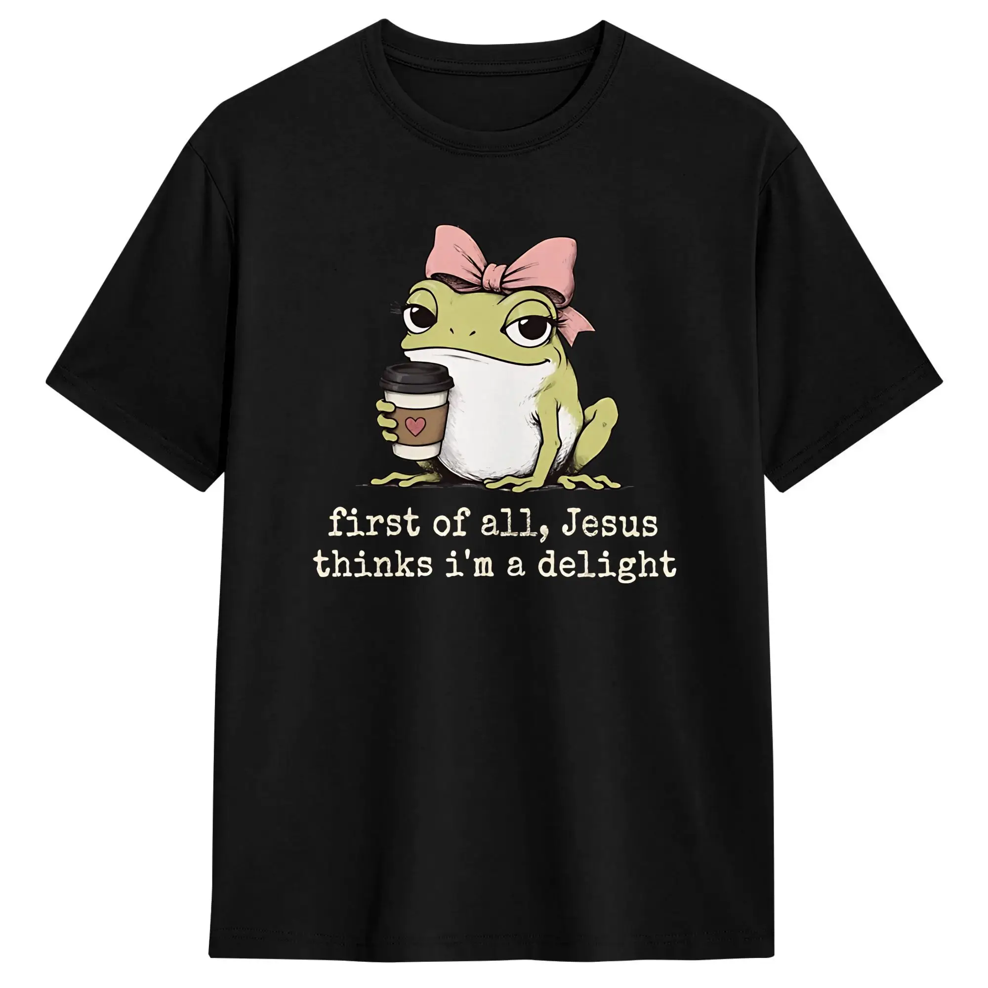 First of All Jesus Thinks I'm A Delight Frog Meme Men T Shirts Tees Short Sleeve O Neck T-Shirt 100% Cotton Printing Clothing
First of All Jesus Thinks I'm A Delight Frog Meme Men T Shirts Tees Short Sleeve O Neck T-Shirt 100% Cotton Printing Clothing