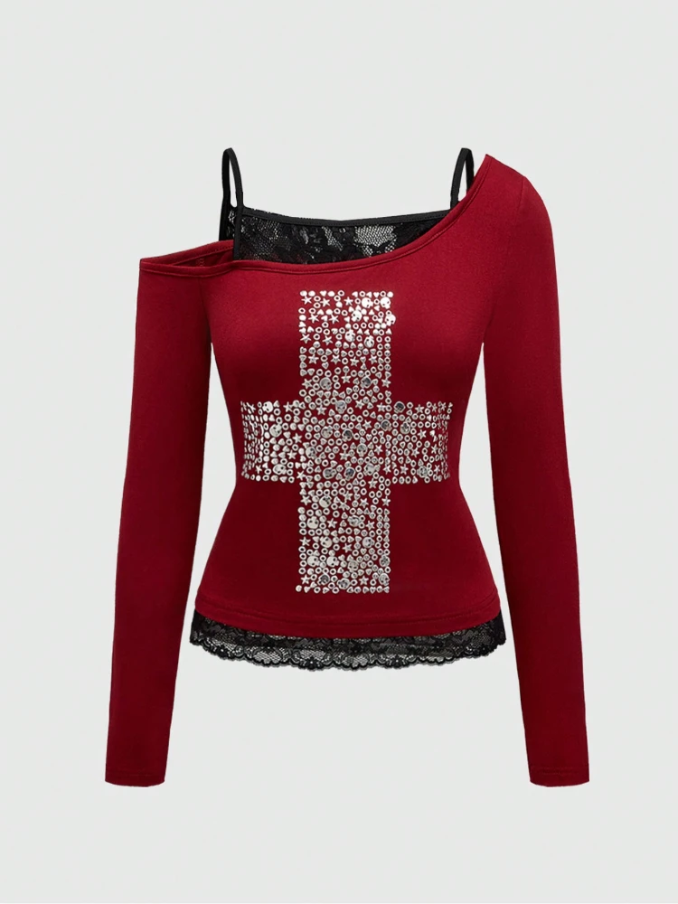 Cross border new European and American summer color collision sexy spicy girl fashion versatile long sleeved T-shirt top women's
Cross border new European and American summer color collision sexy spicy girl fashion versatile long sleeved T-shirt top women's