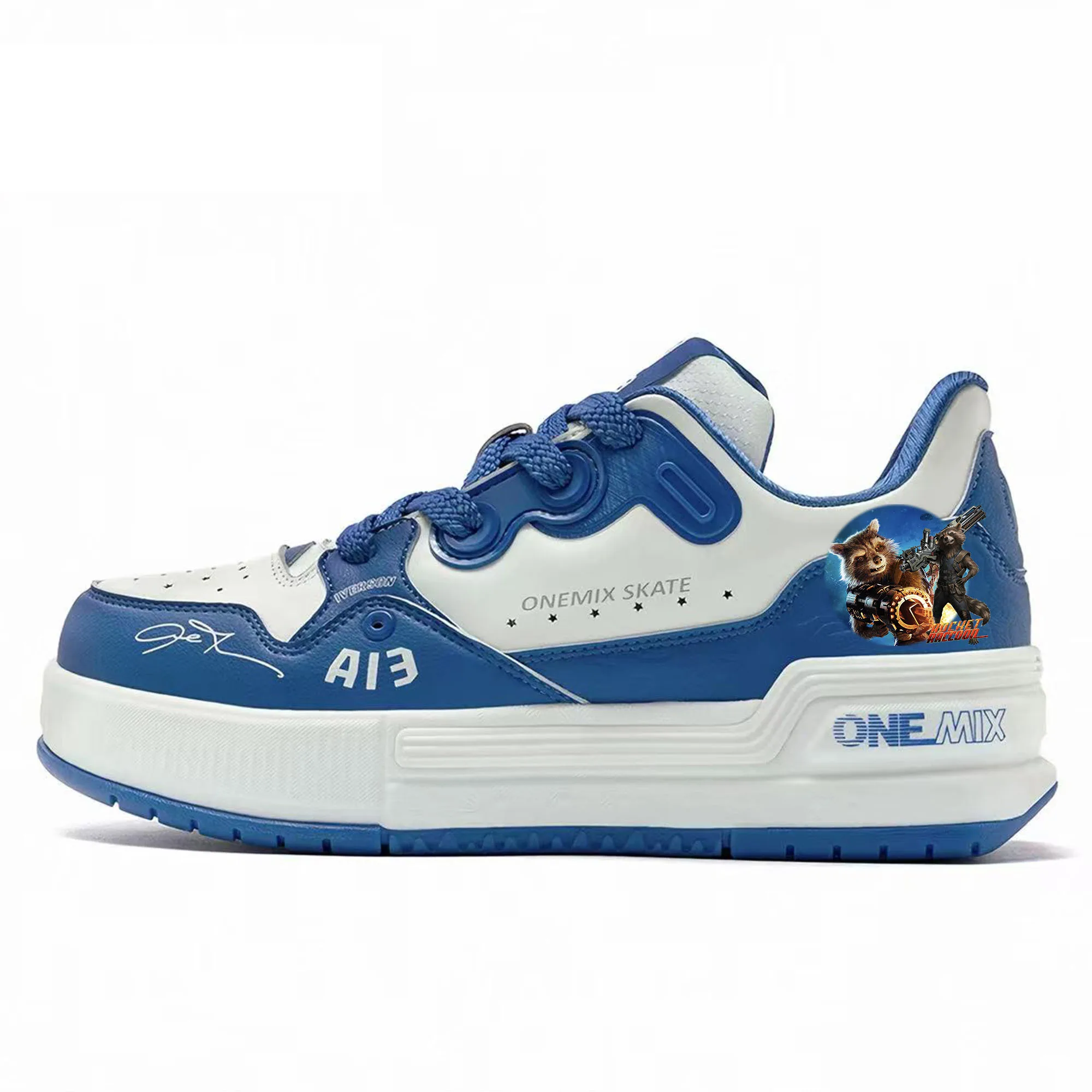 ONEMIX Marvel Rocket Racoon Shock Absorbing Board Shoe Men Women Anti Shock Soft Sports Casual Durable Tailor Made Footwear
ONEMIX Marvel Rocket Racoon Shock Absorbing Board Shoe Men Women Anti Shock Soft Sports Casual Durable Tailor Made Footwear