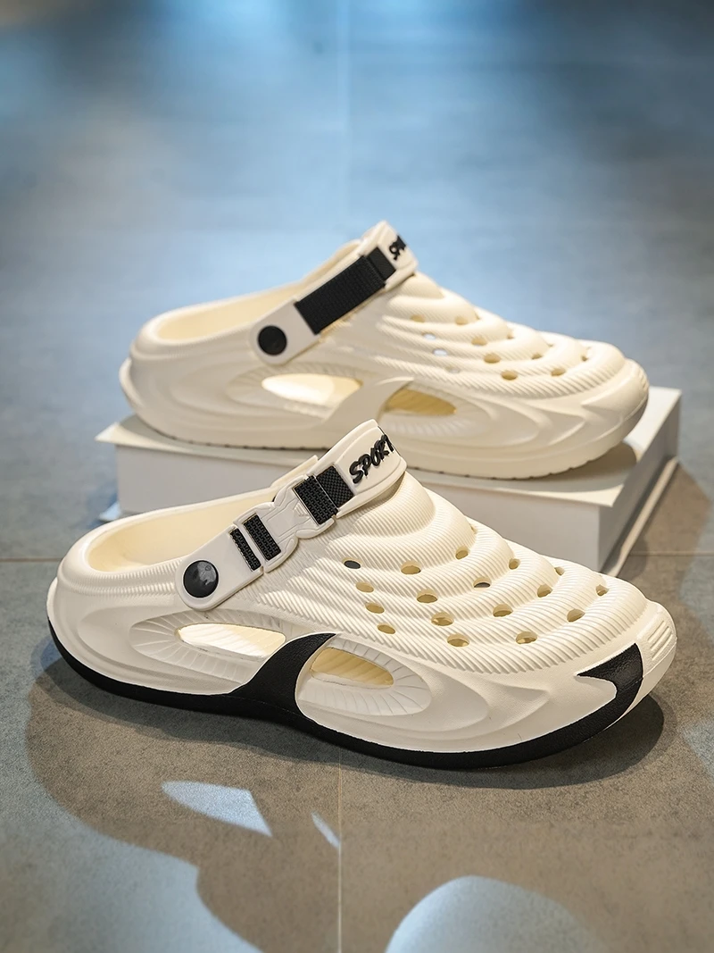 Men's Summer Outdoor Sandals Anti-Odor Anti-Slip Beach Slippers Comfortable Driving Dual-Purpose Sports Head Cover Shoes
Men's Summer Outdoor Sandals Anti-Odor Anti-Slip Beach Slippers Comfortable Driving Dual-Purpose Sports Head Cover Shoes