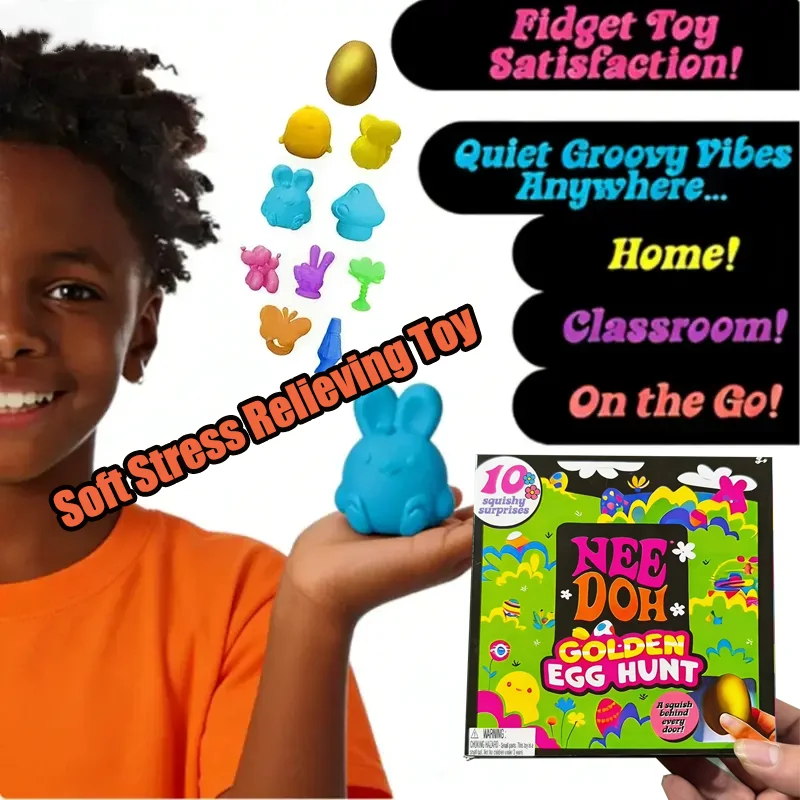 Needoh Golden Egg Treasure Hunt Blind Box Needoh Fidget Toys Anti-stress Sensory Squeeze surprises Toy gifts For Kids Adults
Needoh Golden Egg Treasure Hunt Blind Box Needoh Fidget Toys Anti-stress Sensory Squeeze surprises Toy gifts For Kids Adults