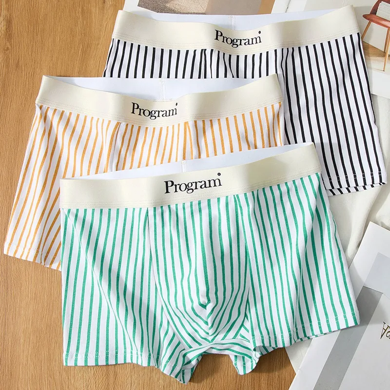 Striped Boys Boxers U Convex Pouch Men's Cotton Sports Shorts Underwear Comfortable Fashion Teenage Flat Panties Шорты Мужские
Striped Boys Boxers U Convex Pouch Men's Cotton Sports Shorts Underwear Comfortable Fashion Teenage Flat Panties Шорты Мужские