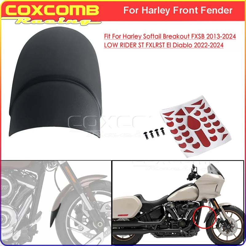 Motorcycle Fender Extender Mudguard Plastic Guard For Harley Breakout FXSB 13-24 Softail Low Rider ST FXLRST El Diablo 2022-2024
Motorcycle Fender Extender Mudguard Plastic Guard For Harley Breakout FXSB 13-24 Softail Low Rider ST FXLRST El Diablo 2022-2024