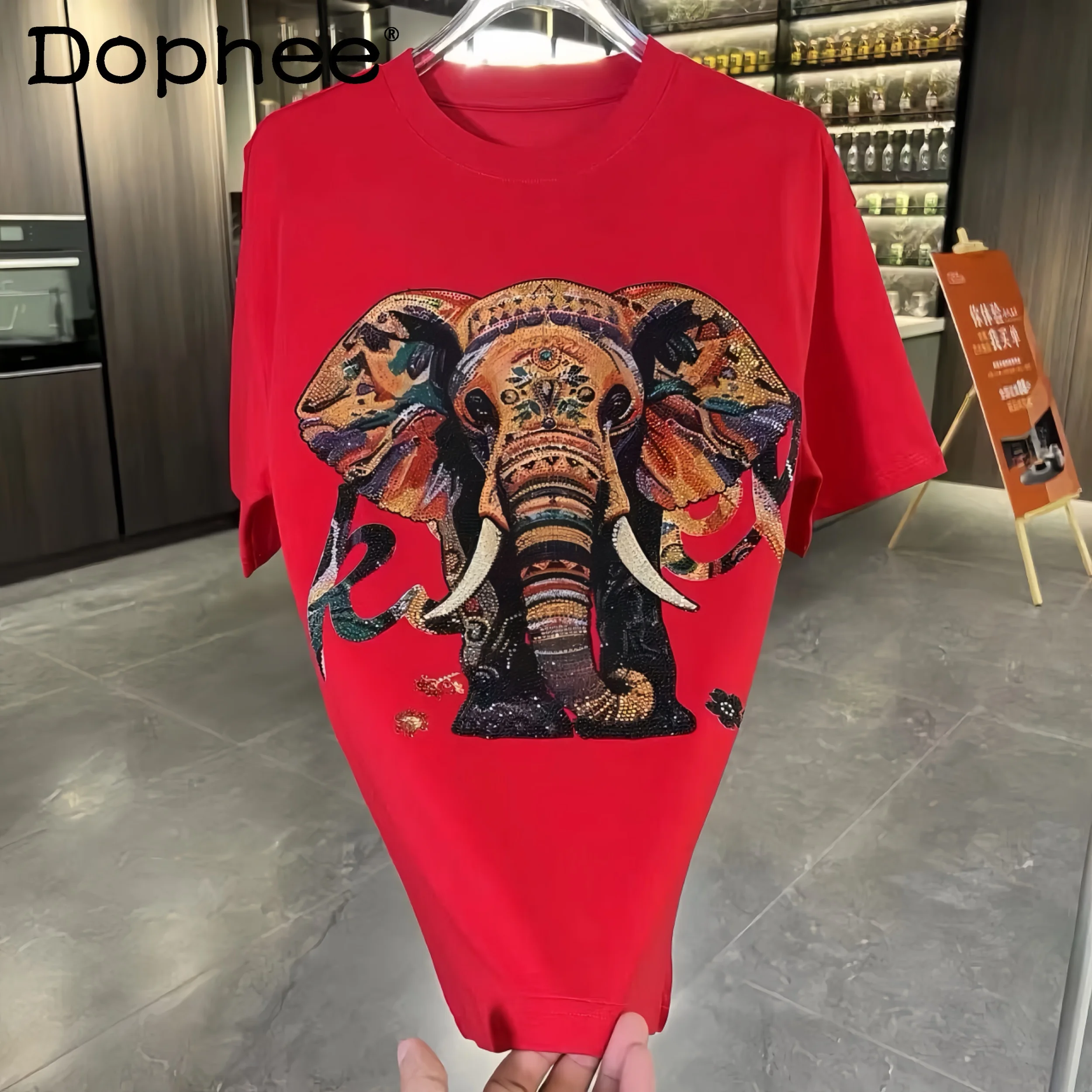 Korean New Handsome Cartoon Hot Diamond Loose Round Neck Short-sleeved T-shirt Men's Fashion Versatile Personalized Casual Top
Korean New Handsome Cartoon Hot Diamond Loose Round Neck Short-sleeved T-shirt Men's Fashion Versatile Personalized Casual Top