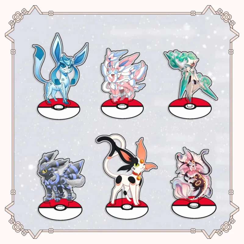 Recycled Acrylic Standees for Pokemon Glaceon Sylveon Umbreon Espeon Desk Decoration Decorative Creativity Cute Gift 15cm
Recycled Acrylic Standees for Pokemon Glaceon Sylveon Umbreon Espeon Desk Decoration Decorative Creativity Cute Gift 15cm
