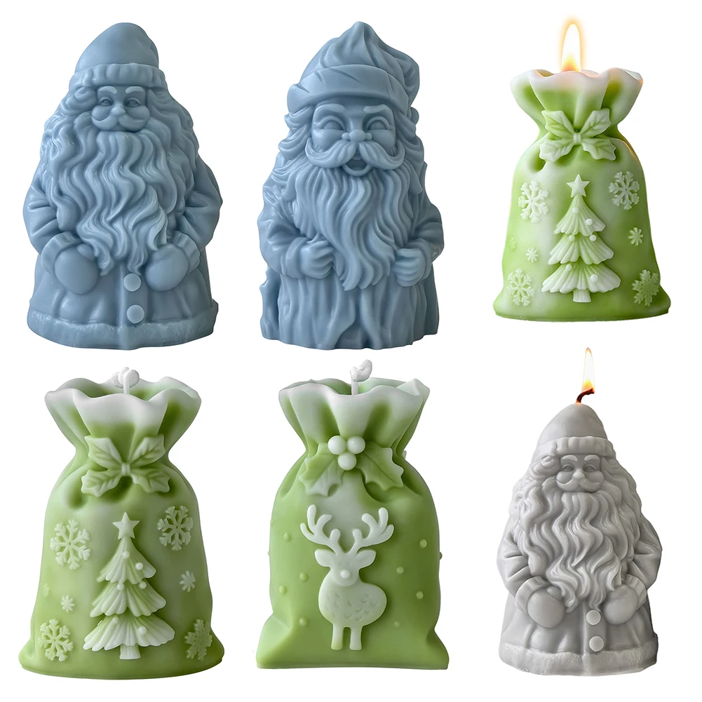 Aroma Candle Plaster Resin Ornaments Molds Santa Claus Candle Silicone Molds Resin Casting Mould for Home Decor Made
Aroma Candle Plaster Resin Ornaments Molds Santa Claus Candle Silicone Molds Resin Casting Mould for Home Decor Made