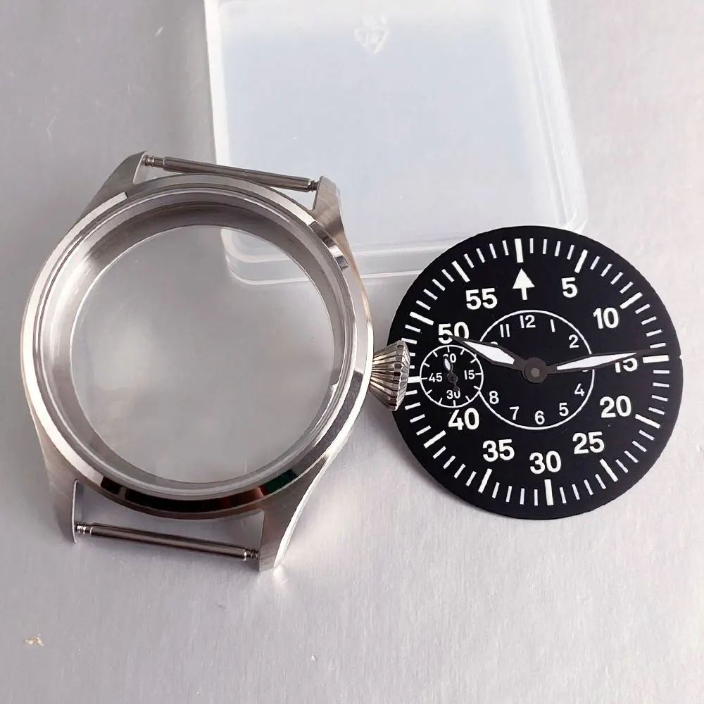 Корпус для часов 42 мм с сапфировым стеклом в ретро-стиле, циферблат 37 мм черный, зеленый, синий, комплект для механизмов Sea-gull ST3600, ETA 6497, запчасти для часов.
Корпус для часов 42 мм с сапфировым стеклом в ретро-стиле, циферблат 37 мм черный, зеленый, синий, комплект для механизмов Sea-gull ST3600, ETA 6497, запчасти для часов.