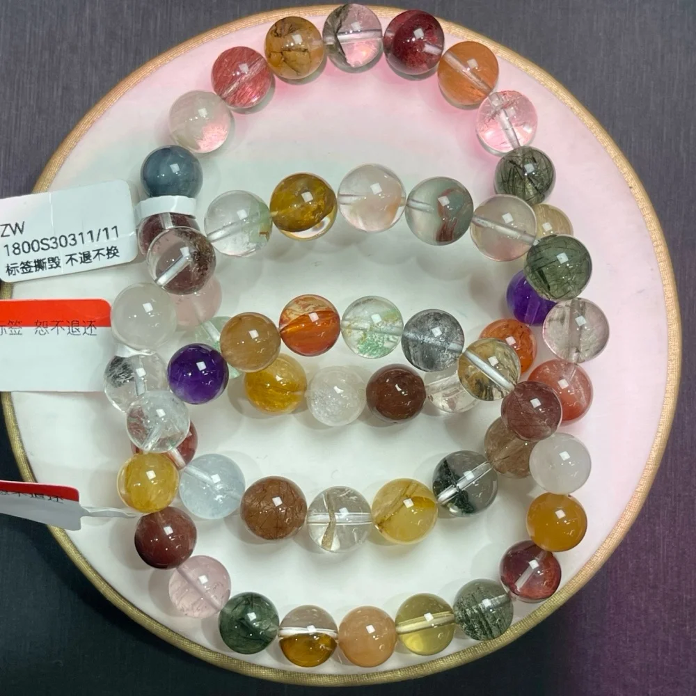 Natural Colored Quartz Bead Bracelet Women Fashion Charm Crystal Healing Energy Gemstone Yoga Jewelry 1PCS
Natural Colored Quartz Bead Bracelet Women Fashion Charm Crystal Healing Energy Gemstone Yoga Jewelry 1PCS