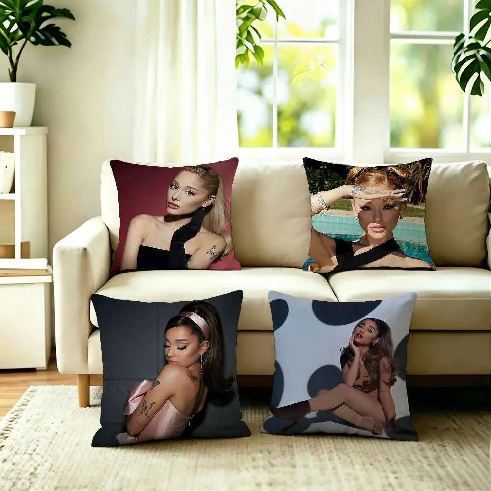 Pop Singer A-Ariana Grande Square Double-Sided printed Pillow Case Bedroom Bedside Pillow Sofa Cushion Cover
Pop Singer A-Ariana Grande Square Double-Sided printed Pillow Case Bedroom Bedside Pillow Sofa Cushion Cover