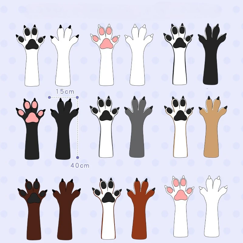 Furry beast claws gloves four finger elastic close fitting for cosplay kig series
Furry beast claws gloves four finger elastic close fitting for cosplay kig series