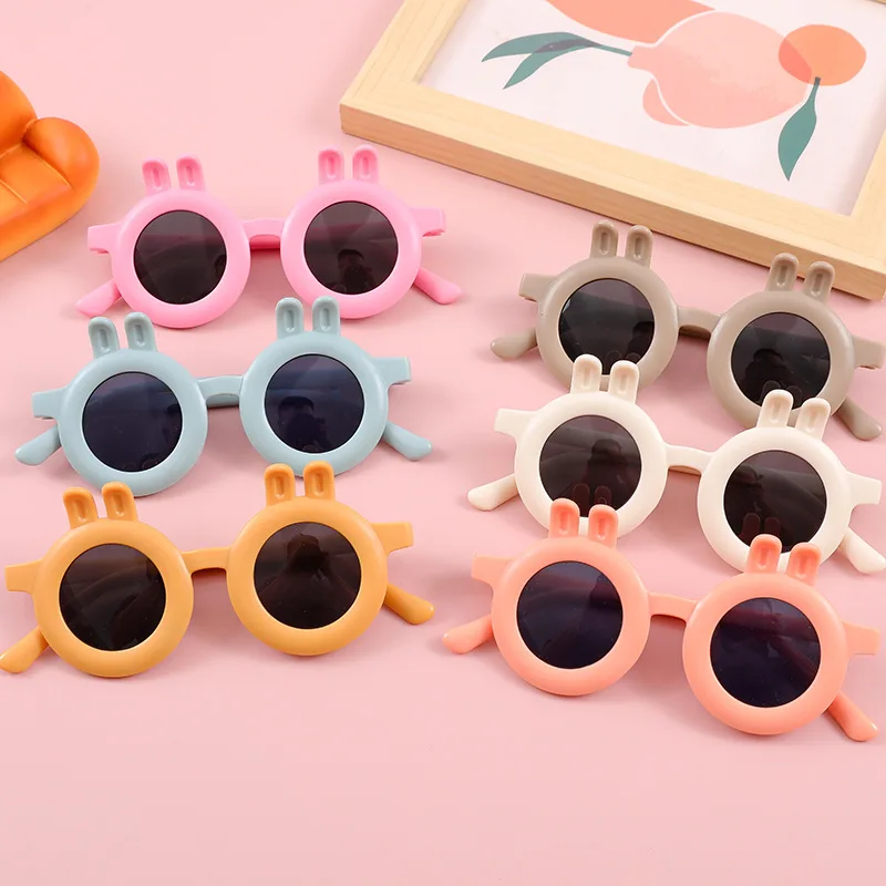 New Cute Sunglasses Children Cute Kid Cartoon Rabbit Ear Sun Shade Eyewear Anti-Ultraviolet Vintage Colorful Plastic Sunglasses
New Cute Sunglasses Children Cute Kid Cartoon Rabbit Ear Sun Shade Eyewear Anti-Ultraviolet Vintage Colorful Plastic Sunglasses