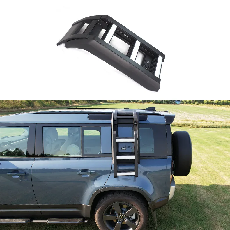 Universal Accessories High Quality Black Folding Side Roof Ladder for Land Rover Defender Side Ladder 2022 2023 2024
Universal Accessories High Quality Black Folding Side Roof Ladder for Land Rover Defender Side Ladder 2022 2023 2024