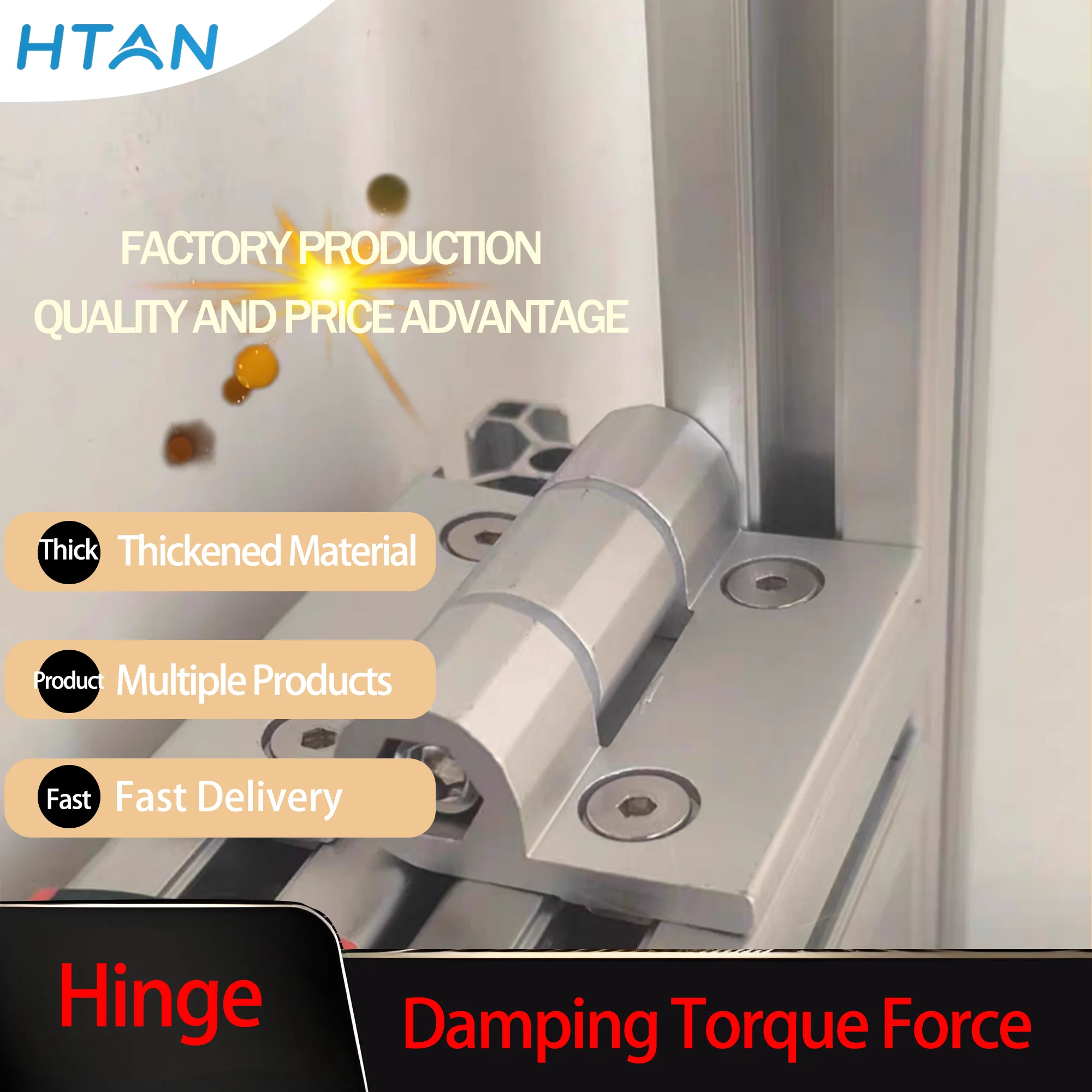 (2 pieces)Adjustable Torque Aluminum Alloy Cabinet Door Hinge Industrial Electrical Machinery Equipment Positionable Support
(2 pieces)Adjustable Torque Aluminum Alloy Cabinet Door Hinge Industrial Electrical Machinery Equipment Positionable Support