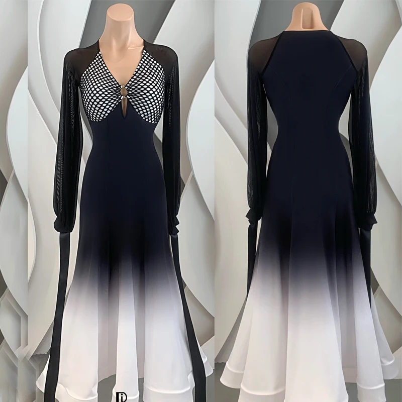 Gradient Modern Dance Dresses Women Stage Latin Competition Prom Dress Ballroom Performance Dance Dress Practice Clothes SL7035
Gradient Modern Dance Dresses Women Stage Latin Competition Prom Dress Ballroom Performance Dance Dress Practice Clothes SL7035