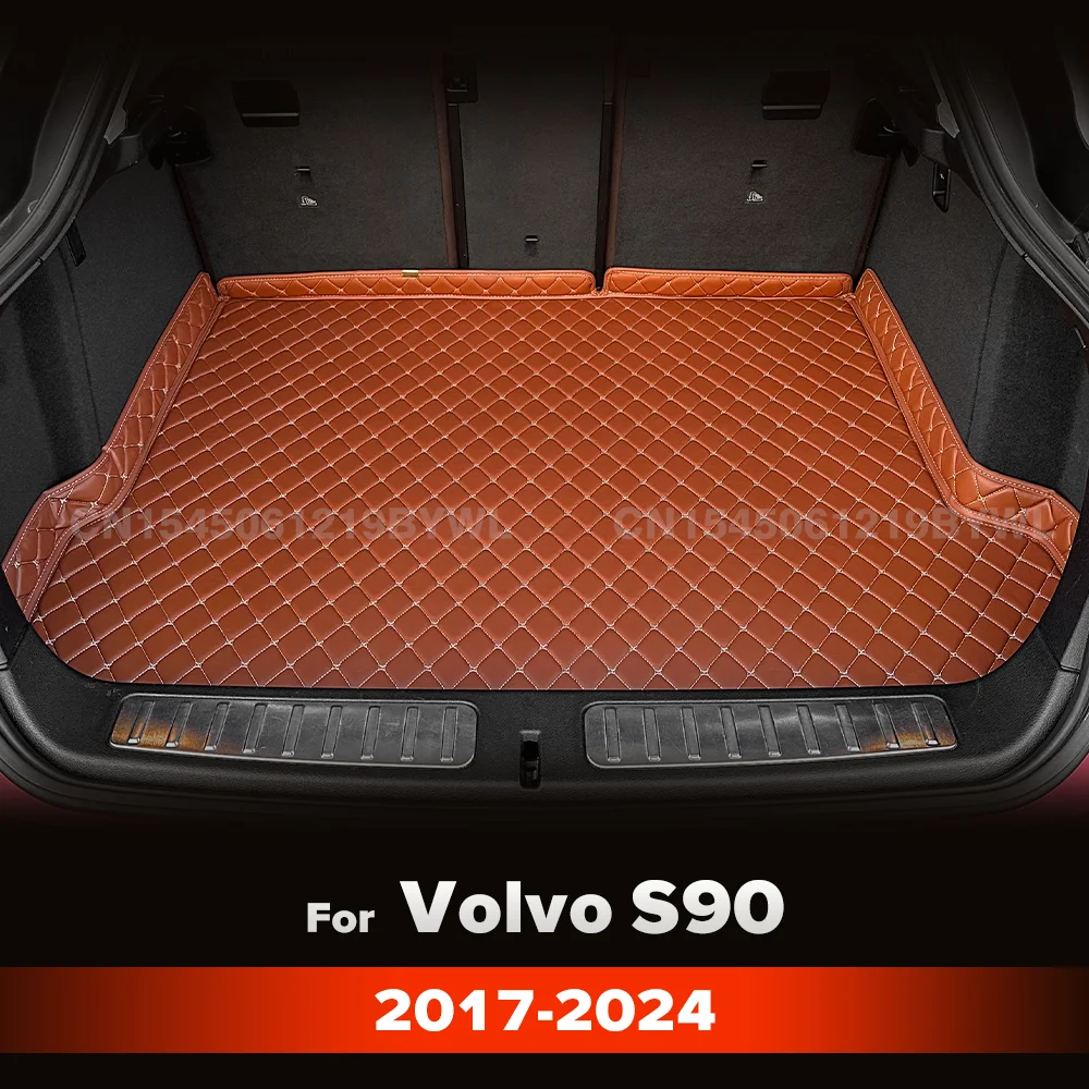 Коврик в багажник автомобиля для Volvo S90 2017-2024, водонепроницаемый кожаный коврик для багажника, коврик для багажника, автомобильный коврик, аксессуары
Коврик в багажник автомобиля для Volvo S90 2017-2024, водонепроницаемый кожаный коврик для багажника, коврик для багажника, автомобильный коврик, аксессуары