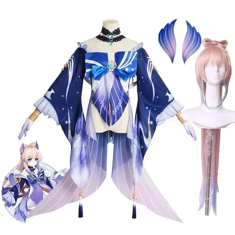 Game Genshin Impact Cosplay Kokomi Costume Full Set
Game Genshin Impact Cosplay Kokomi Costume Full Set