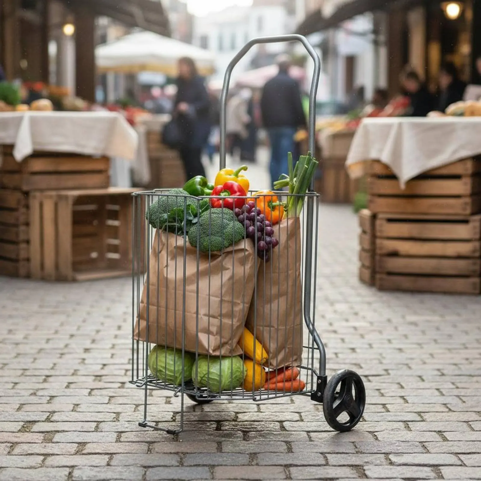 Foldable Shopping Trolley Large Capacity Portable Utility Trolley Individual Carrier Space Saving for Seniors
Foldable Shopping Trolley Large Capacity Portable Utility Trolley Individual Carrier Space Saving for Seniors