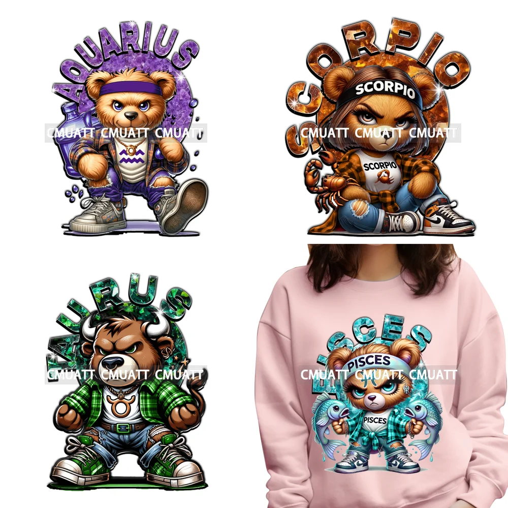 Cute Woman Man Mean Bear Twelve Zodiac High Quality Stickers Waterproof DTF Trasnfers Ready To Press Iron On Clothing T-shirts
Cute Woman Man Mean Bear Twelve Zodiac High Quality Stickers Waterproof DTF Trasnfers Ready To Press Iron On Clothing T-shirts