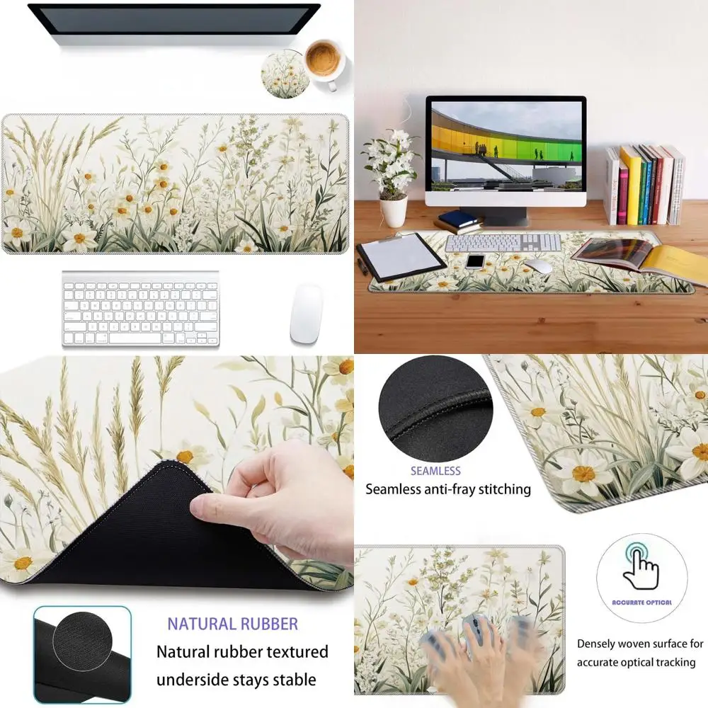 Extra Large Desk Mouse Pad, 31.5x11.8 Inches, XL Size with Anti-Slip Rubber Base and Stitched Edges for Enhanced Writing
Extra Large Desk Mouse Pad, 31.5x11.8 Inches, XL Size with Anti-Slip Rubber Base and Stitched Edges for Enhanced Writing
