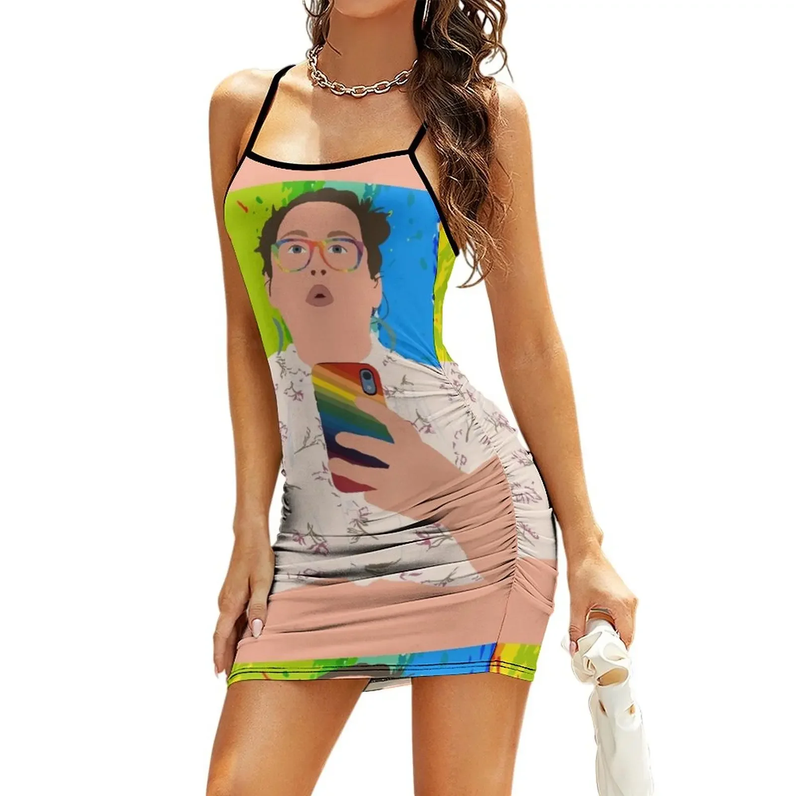 Queerleader Sling Dress Woman clothing dress for women 2025 women's fashion dresses Dress
Queerleader Sling Dress Woman clothing dress for women 2025 women's fashion dresses Dress
