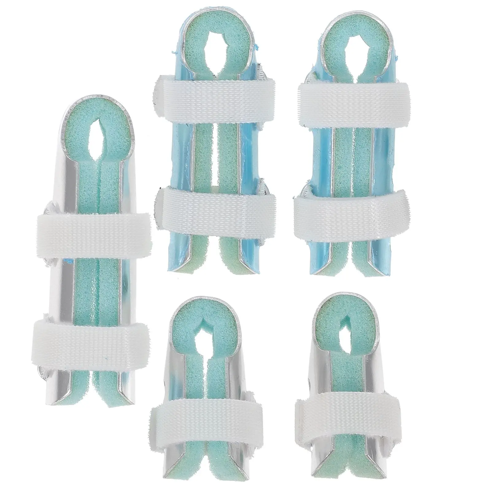 5 Pcs Finger Splint Protectors Stabilizer Support Aluminum Alloy Adjustable Injured Fingers
5 Pcs Finger Splint Protectors Stabilizer Support Aluminum Alloy Adjustable Injured Fingers