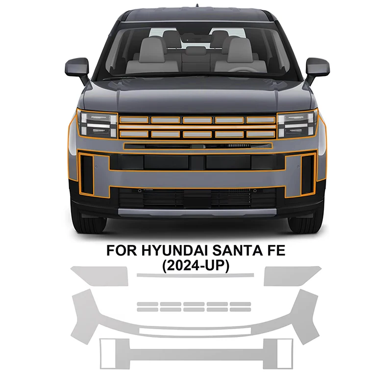 For Hyundai Santa FE 2024 2025 TPU Body Bumper Door Pre-cut Sticker Paint Protection Film PPF Scratch-resistant And Transparent
For Hyundai Santa FE 2024 2025 TPU Body Bumper Door Pre-cut Sticker Paint Protection Film PPF Scratch-resistant And Transparent
