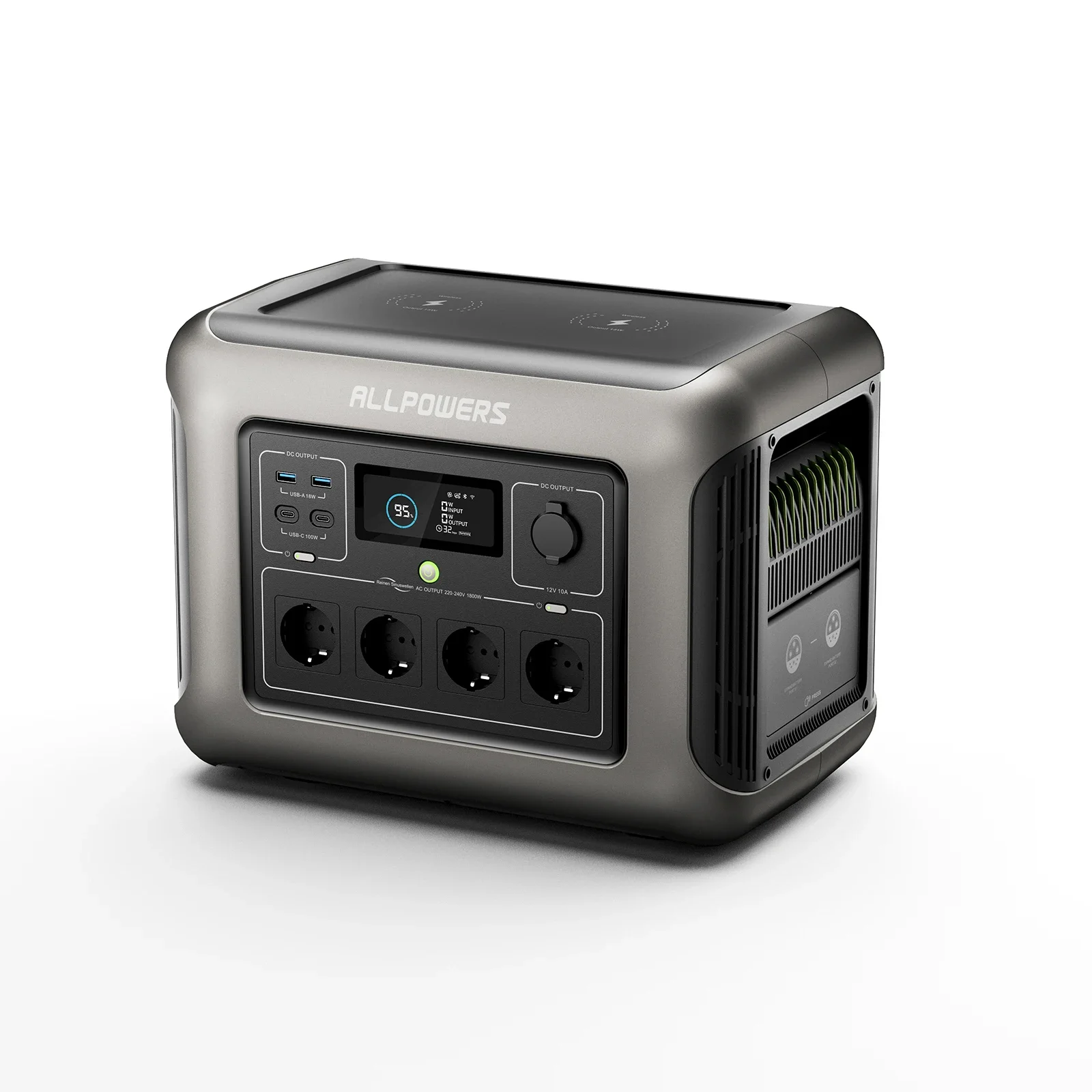 Top! R1500 Portable Power Station 1152Wh LiFePO4 Battery with 1800W (3000W Peak) AC Output Solar Generator for Garden
Top! R1500 Portable Power Station 1152Wh LiFePO4 Battery with 1800W (3000W Peak) AC Output Solar Generator for Garden